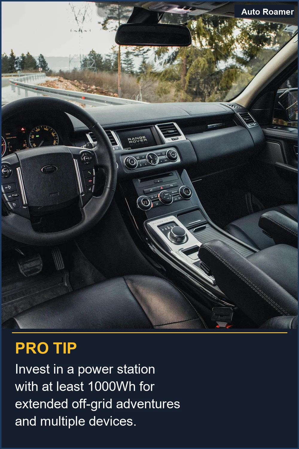 Invest in a power station with at least 1000Wh for extended off-grid adventures and multiple devices.