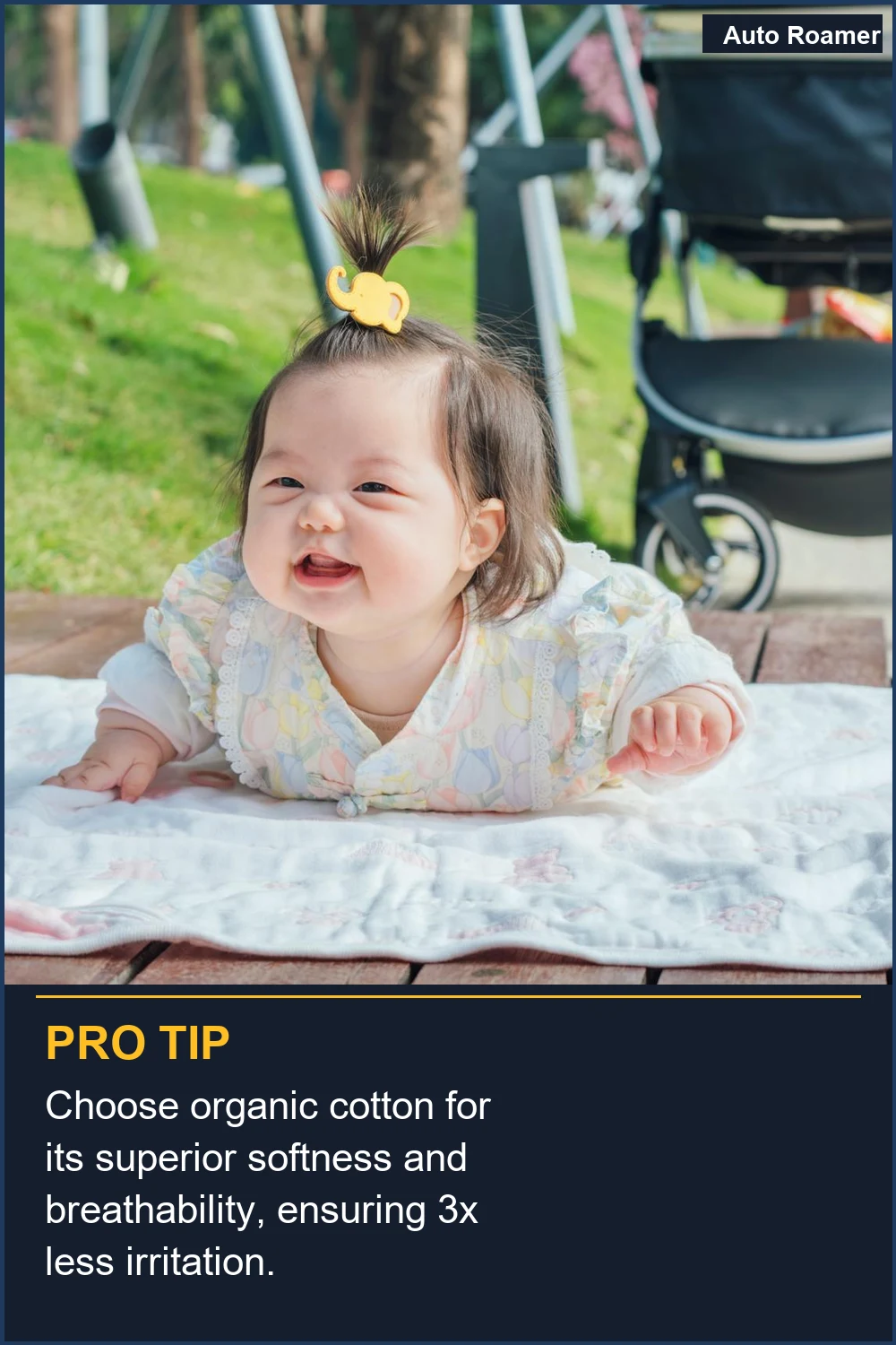 Choose organic cotton for its superior softness and breathability, ensuring 3x less irritation.