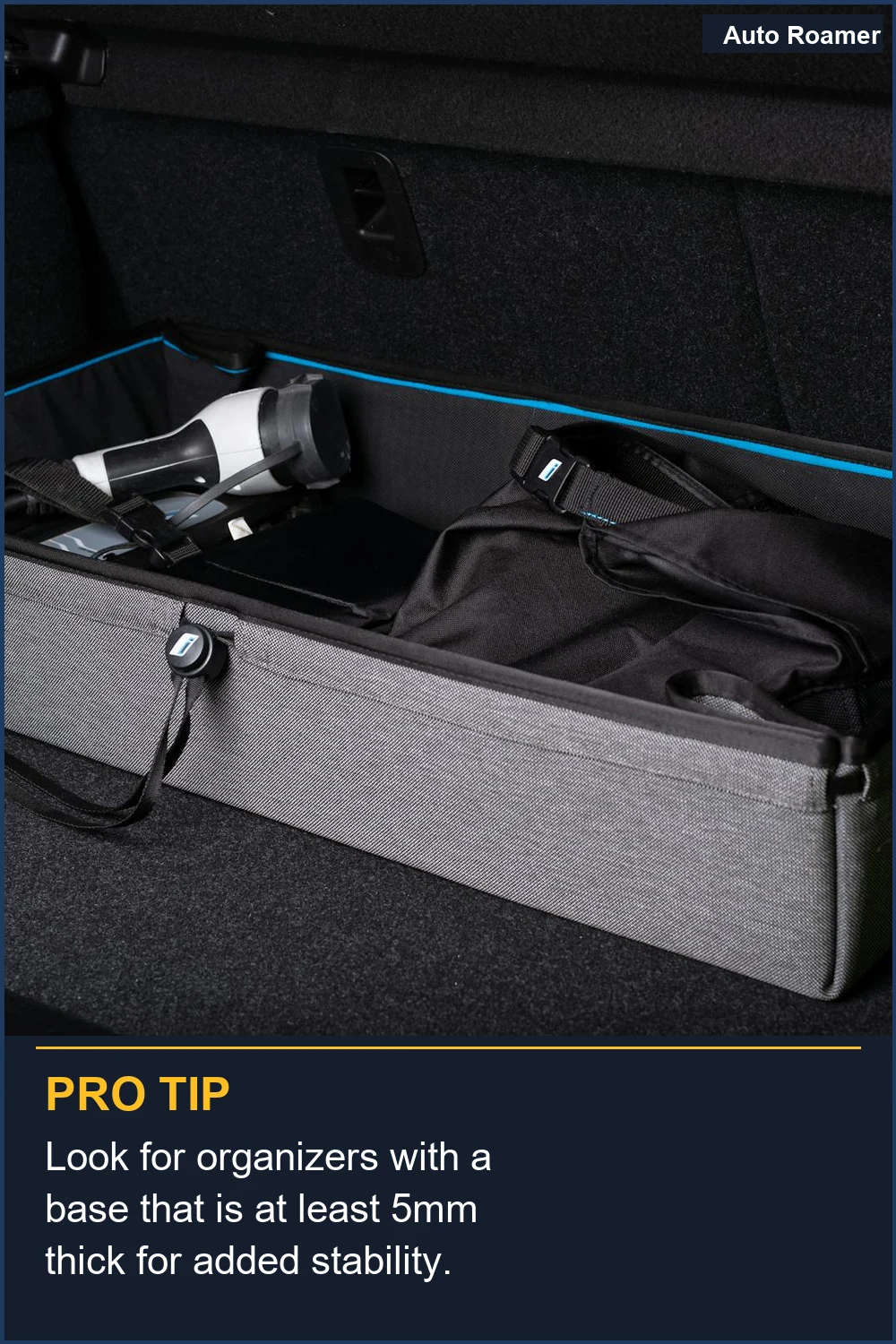 Look for organizers with a base that is at least 5mm thick for added stability.