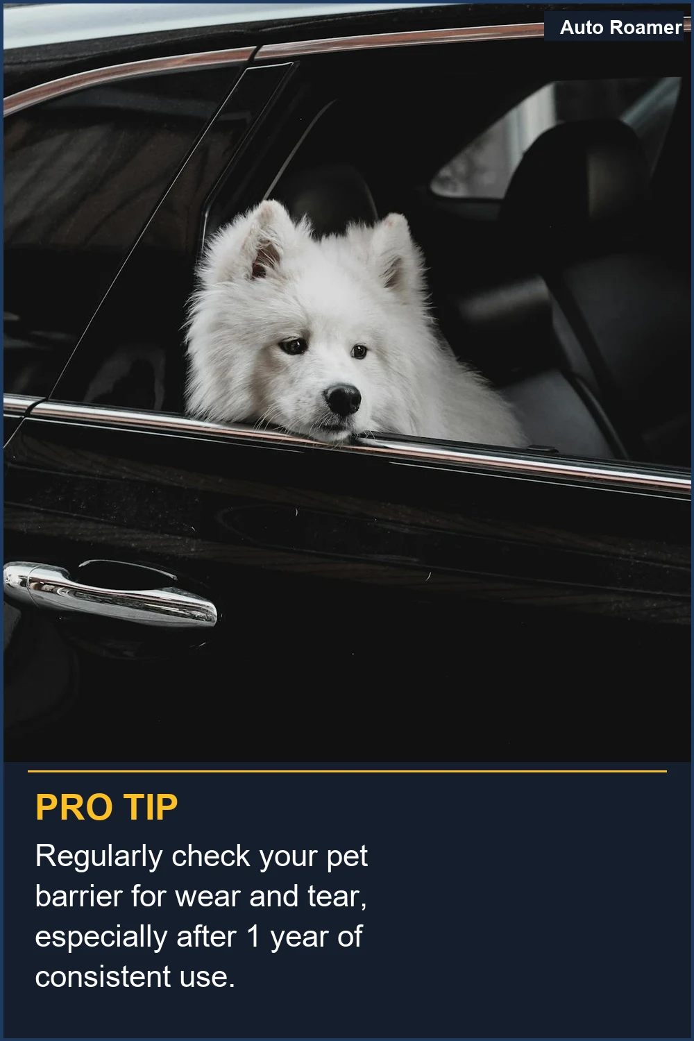 Regularly check your pet barrier for wear and tear, especially after 1 year of consistent use.