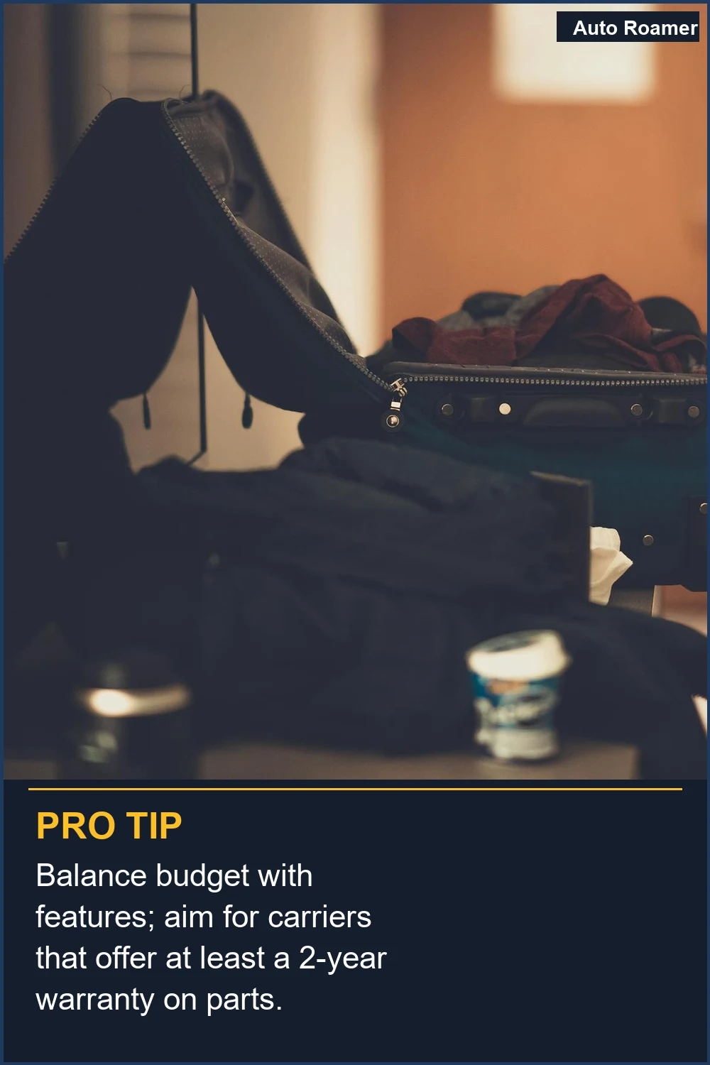 Balance budget with features; aim for carriers that offer at least a 2-year warranty on parts.