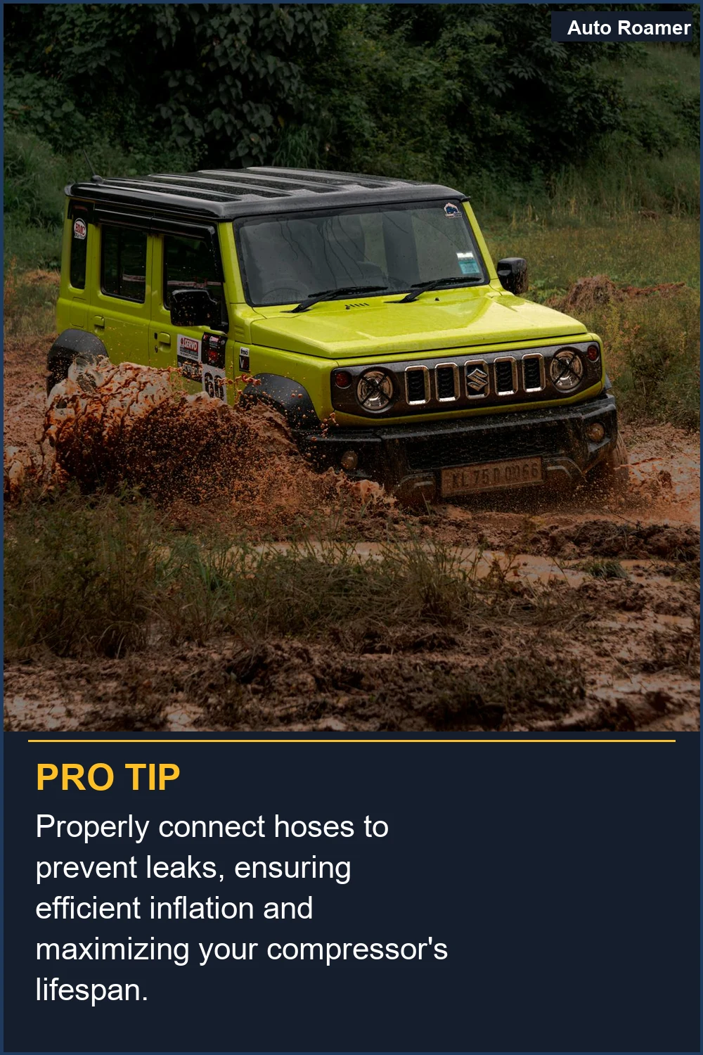 Properly connect hoses to prevent leaks, ensuring efficient inflation and maximizing your compressor's lifespan.