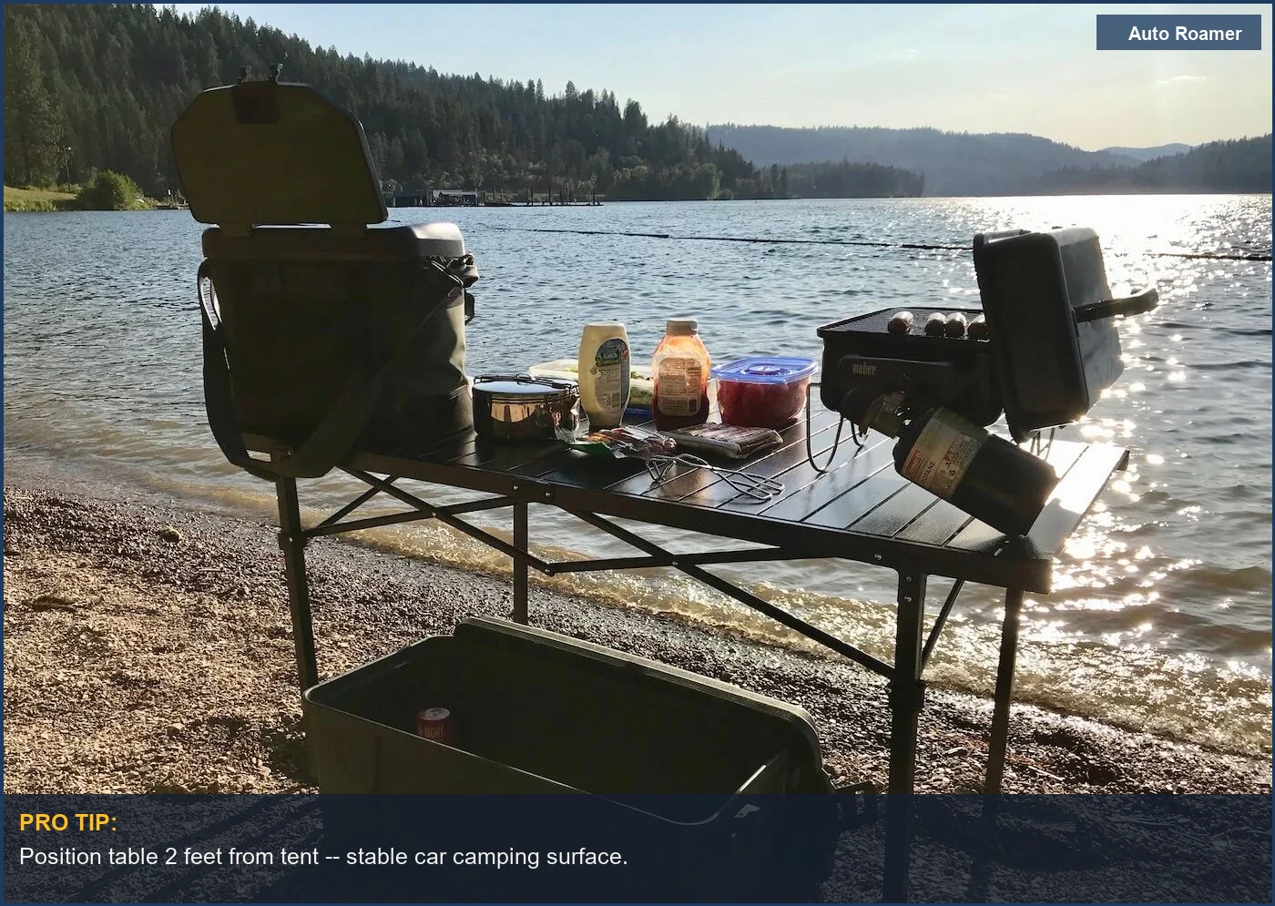 Mountain Summit Gear Heavy Duty Roll Top Table