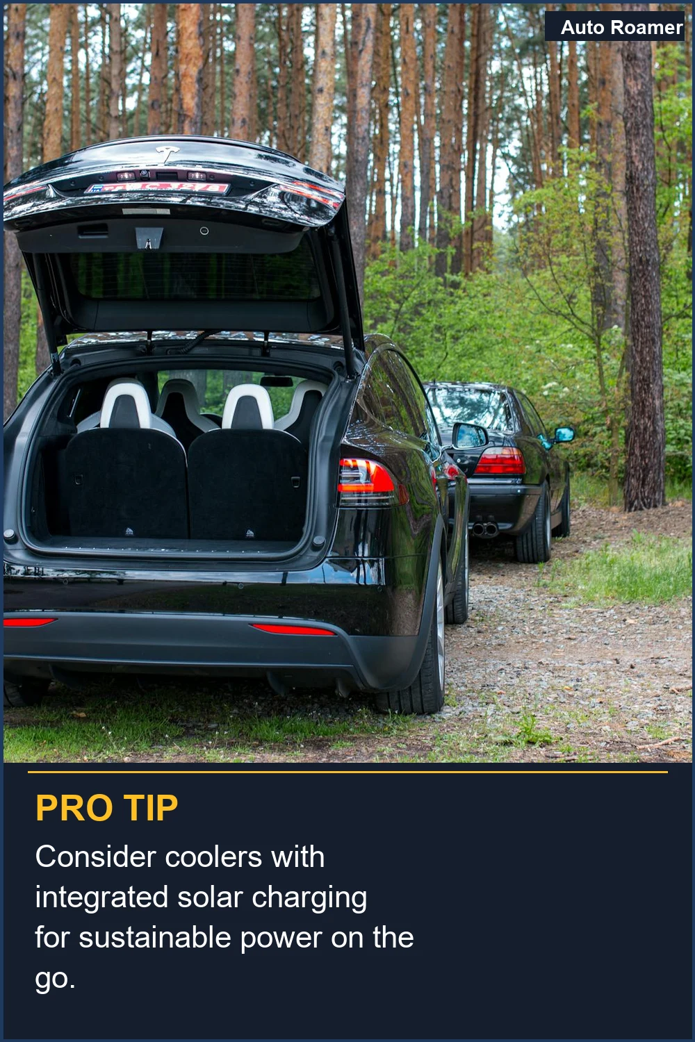 Consider coolers with integrated solar charging for sustainable power on the go.