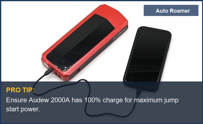 Audew 2000A Jump Starter