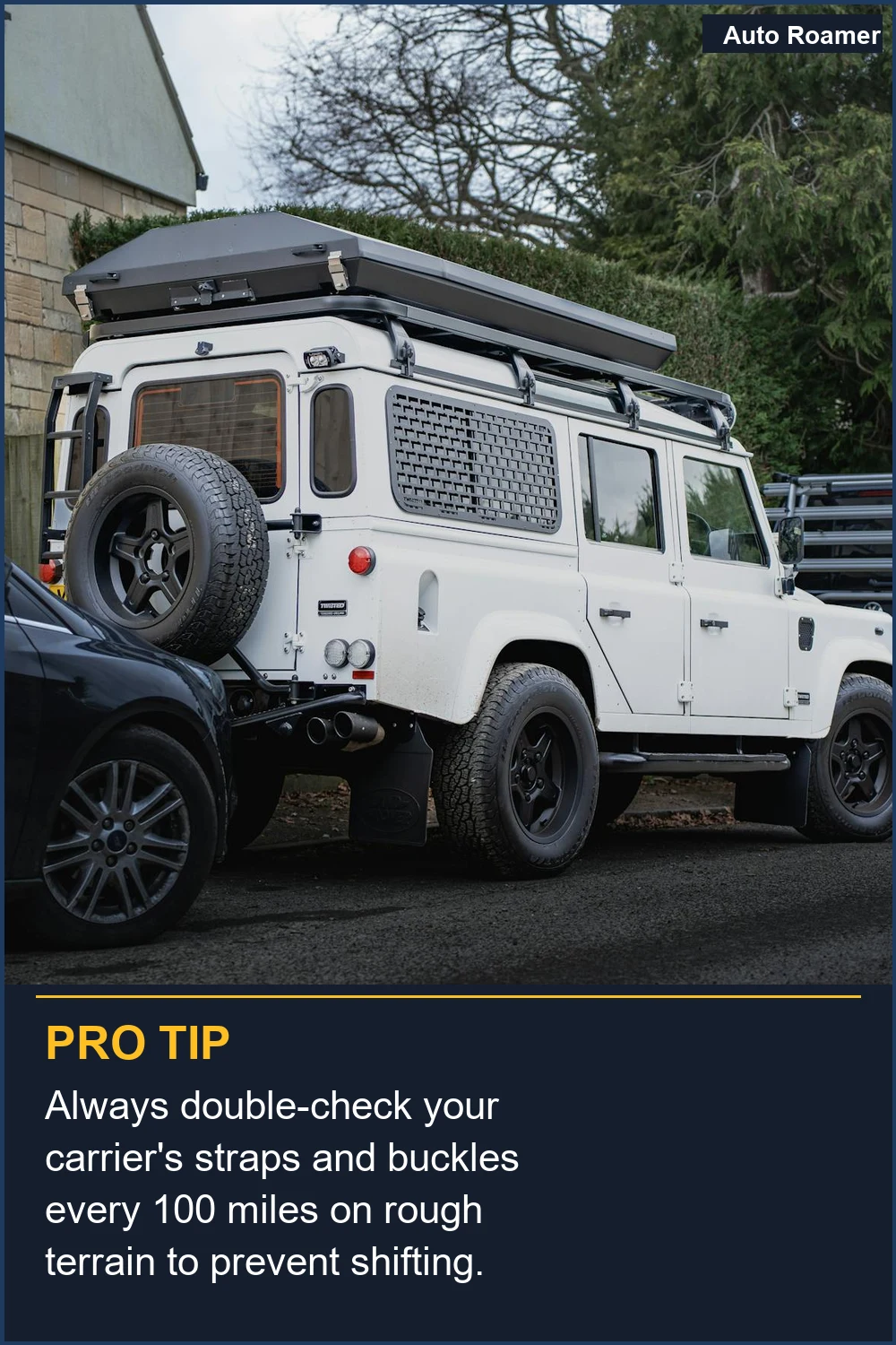 Always double-check your carrier's straps and buckles every 100 miles on rough terrain to prevent shifting.