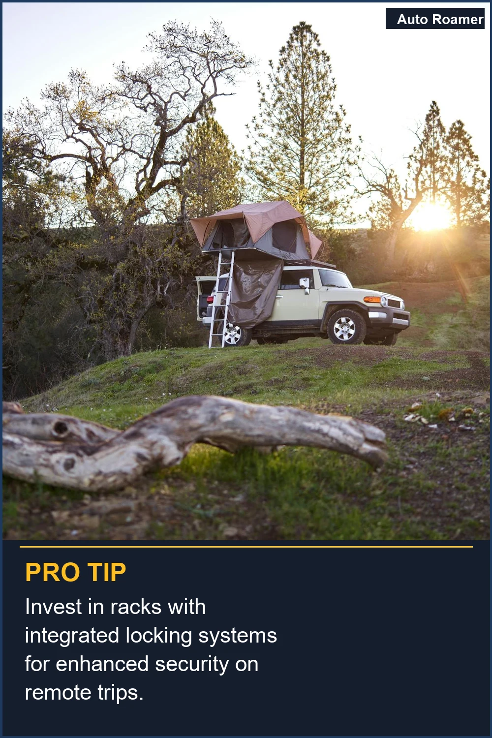 Invest in racks with integrated locking systems for enhanced security on remote trips.