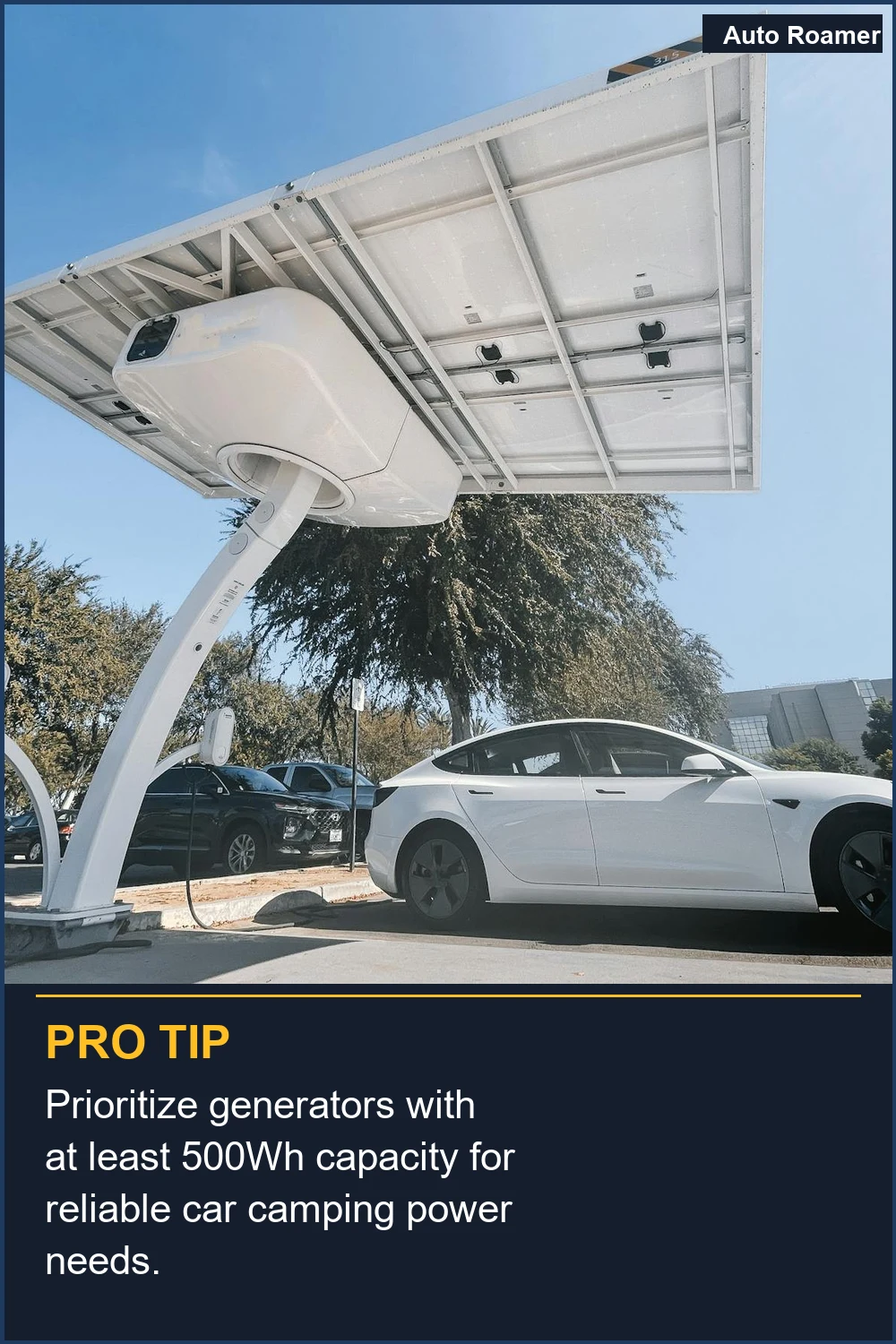 Prioritize generators with at least 500Wh capacity for reliable car camping power needs.