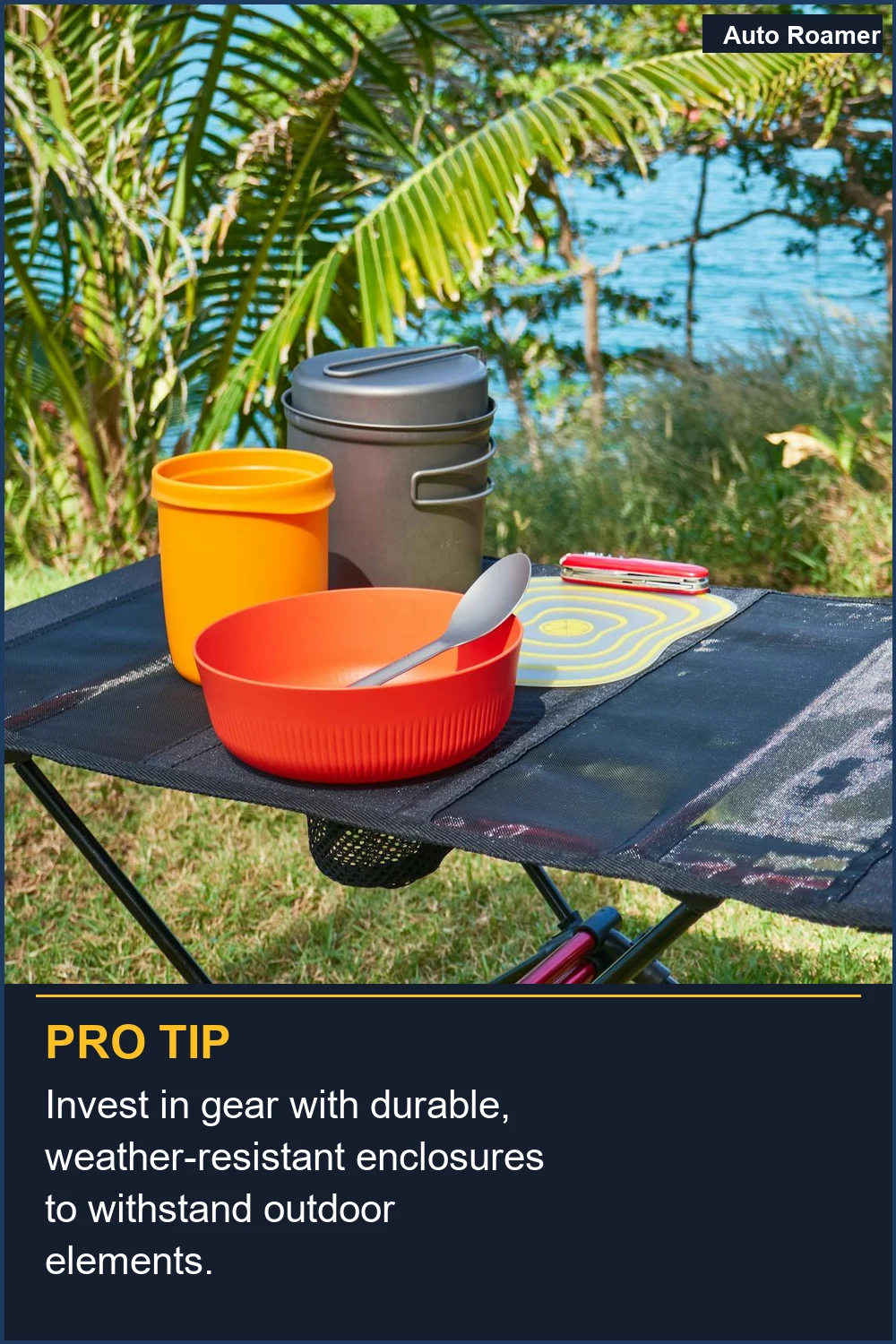 Invest in gear with durable, weather-resistant enclosures to withstand outdoor elements.