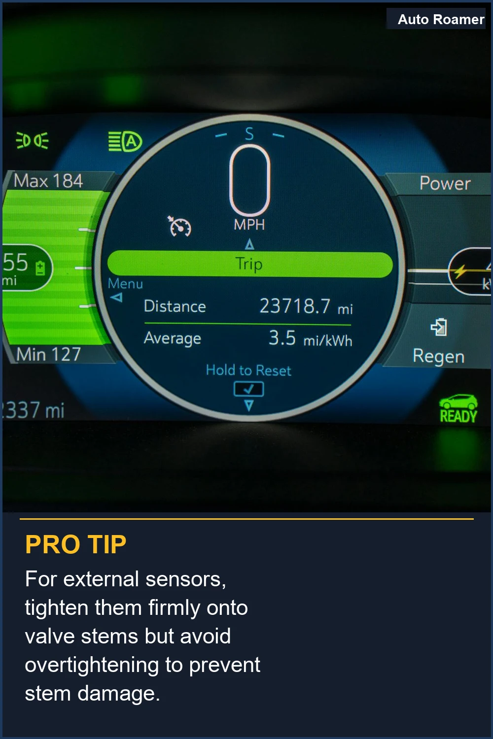 For external sensors, tighten them firmly onto valve stems but avoid overtightening to prevent stem damage.