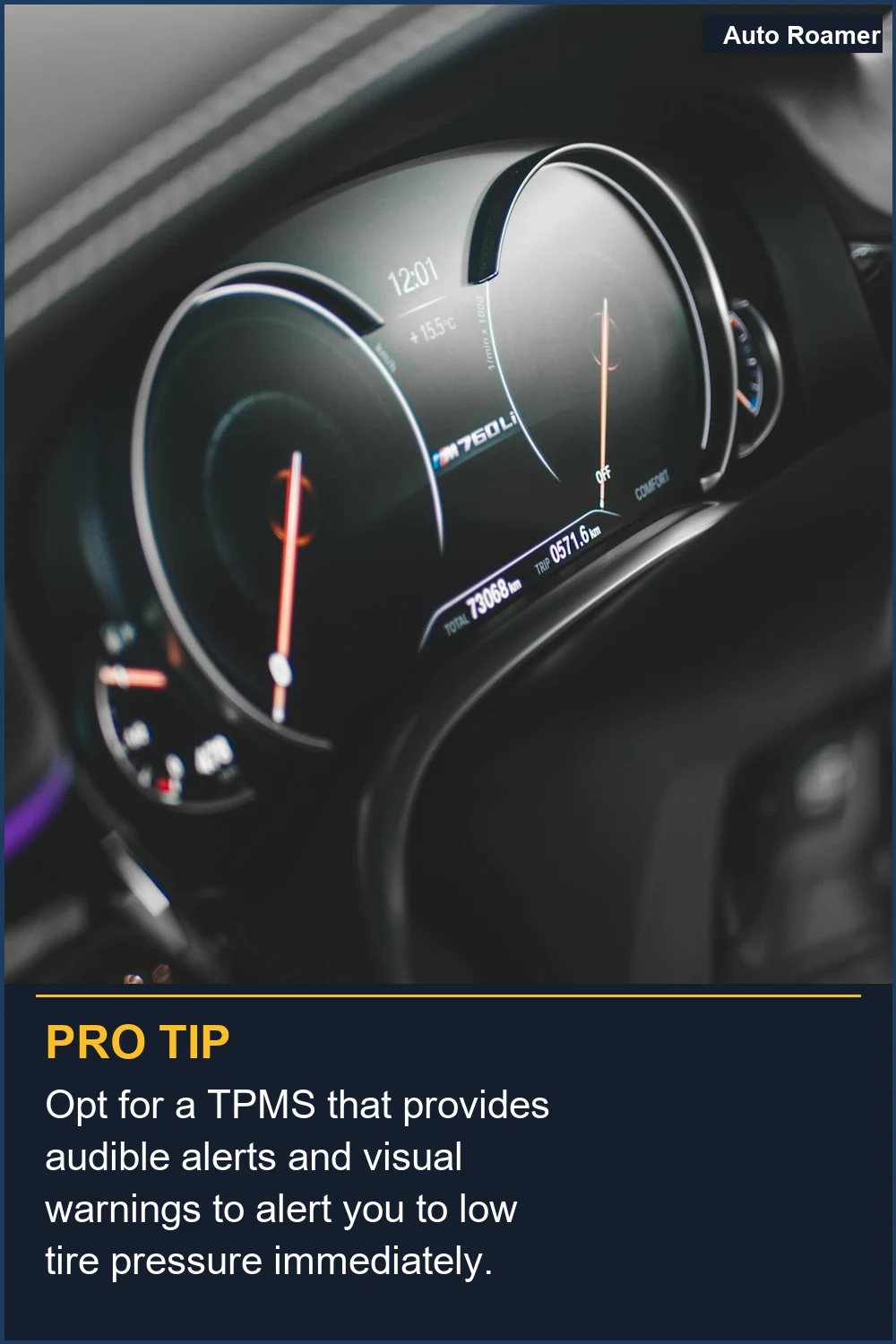 Opt for a TPMS that provides audible alerts and visual warnings to alert you to low tire pressure immediately.