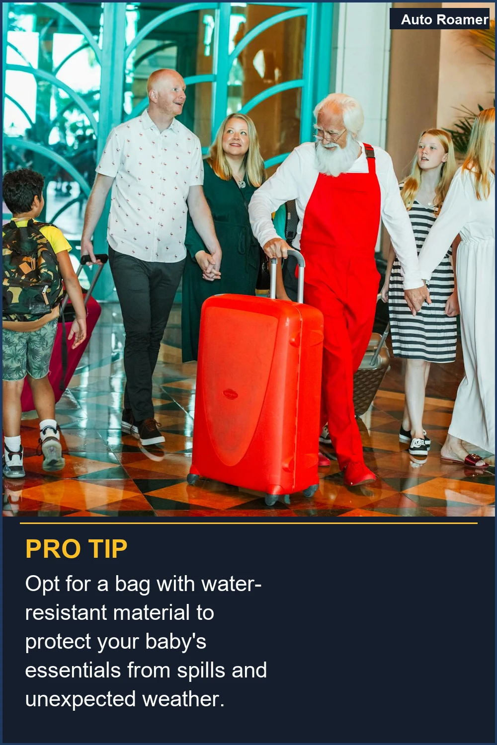 Opt for a bag with water-resistant material to protect your baby's essentials from spills and unexpected weather.