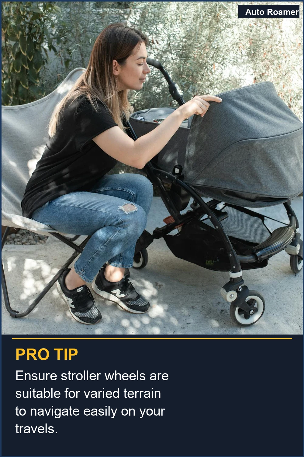 Ensure stroller wheels are suitable for varied terrain to navigate easily on your travels.