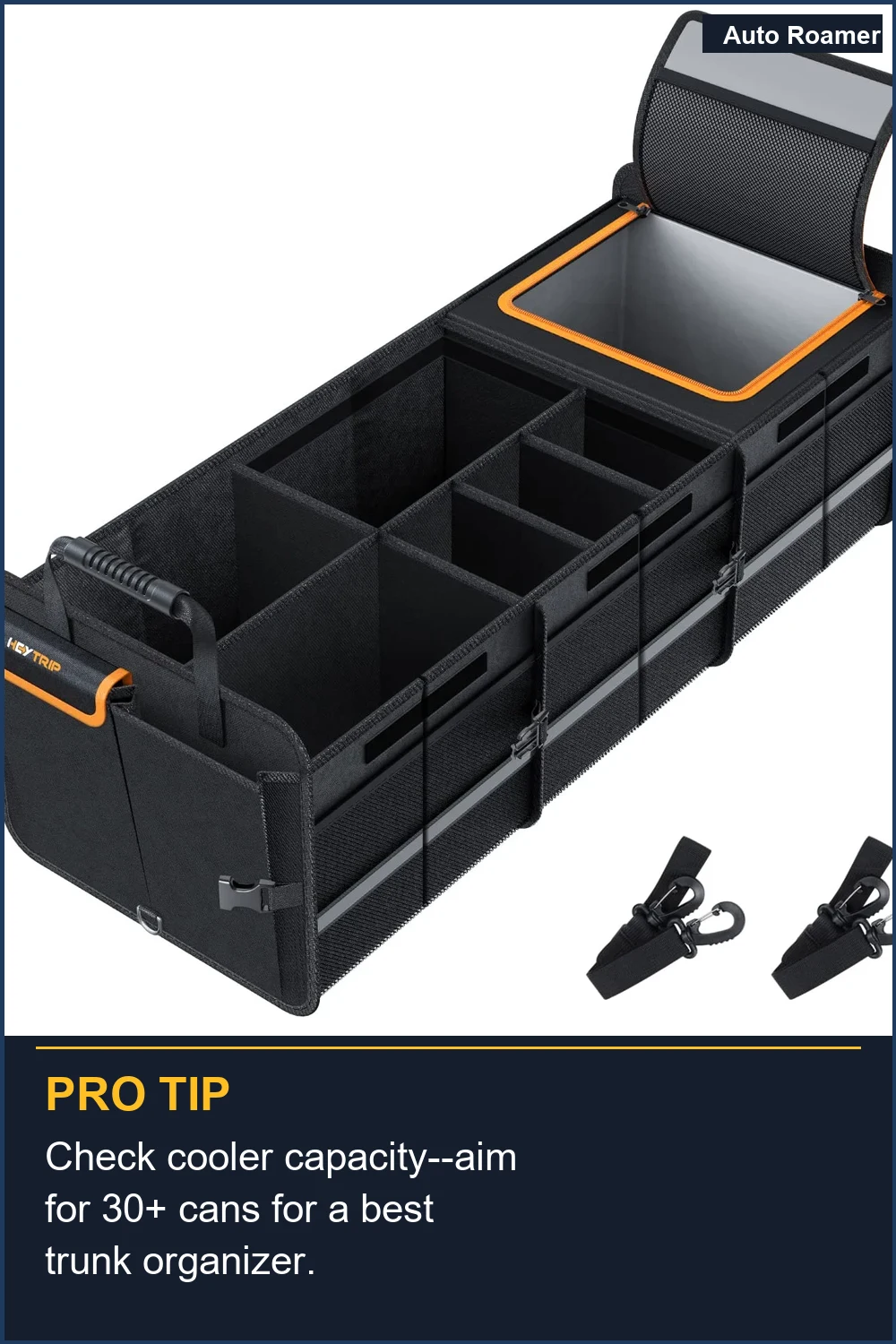 Check cooler capacity--aim for 30+ cans for a best trunk organizer.