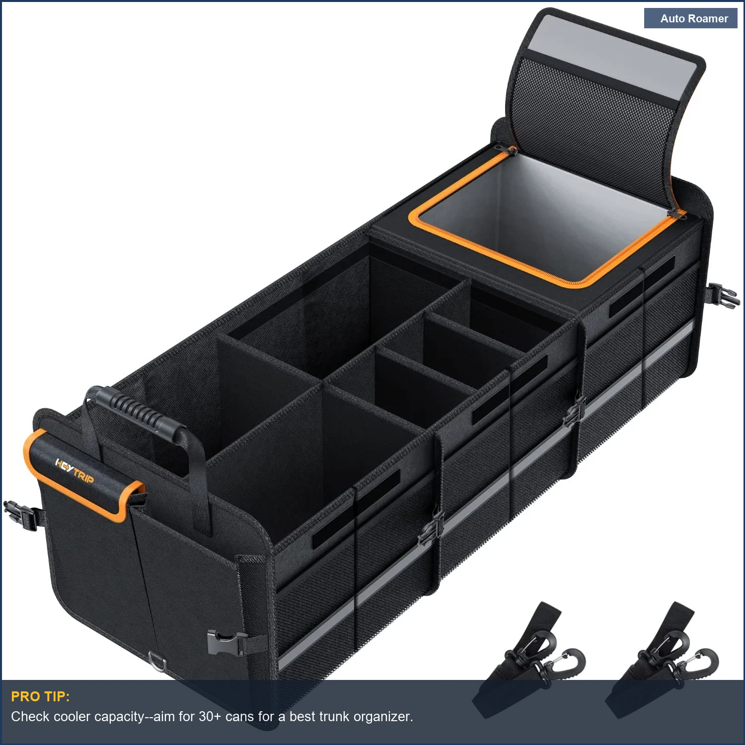 HEYTRIP Large Trunk Organizer With Built-in Leakproof Cooler Bag