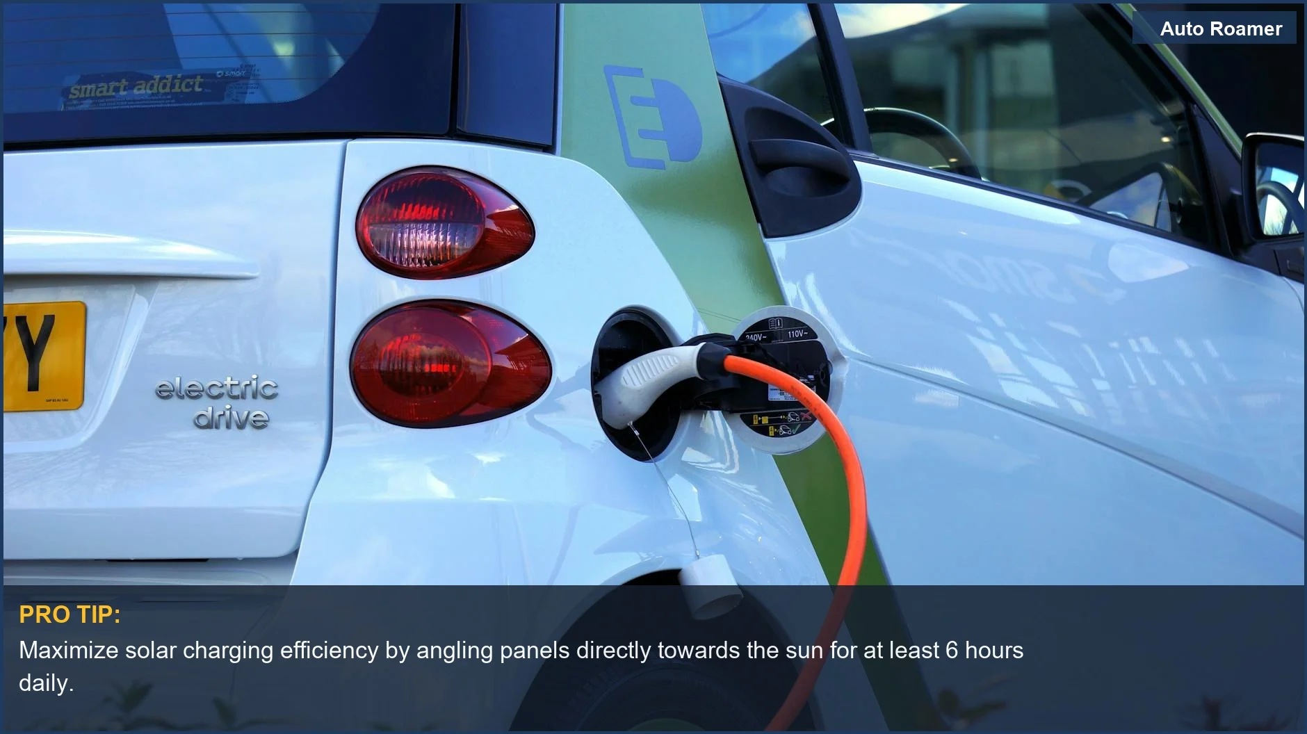 Charging a portable power station with a solar panel for reliable dashcam battery power on the go.