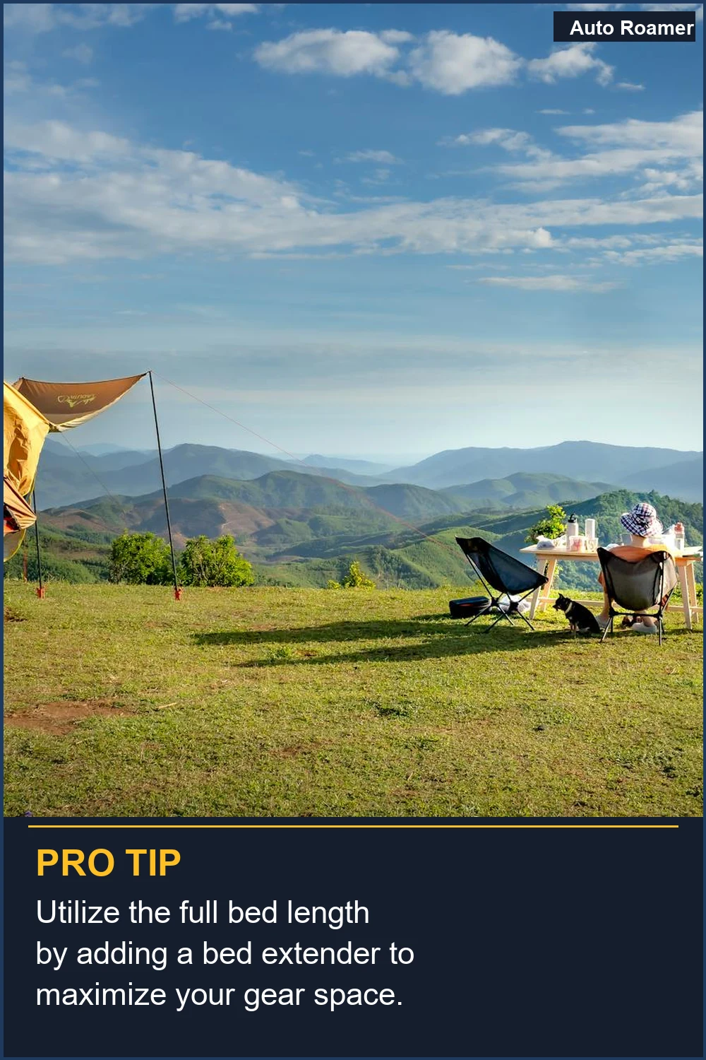 Utilize the full bed length by adding a bed extender to maximize your gear space.