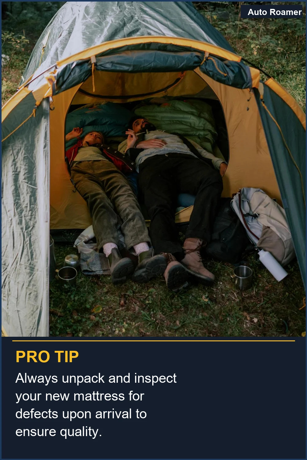 Always unpack and inspect your new mattress for defects upon arrival to ensure quality.