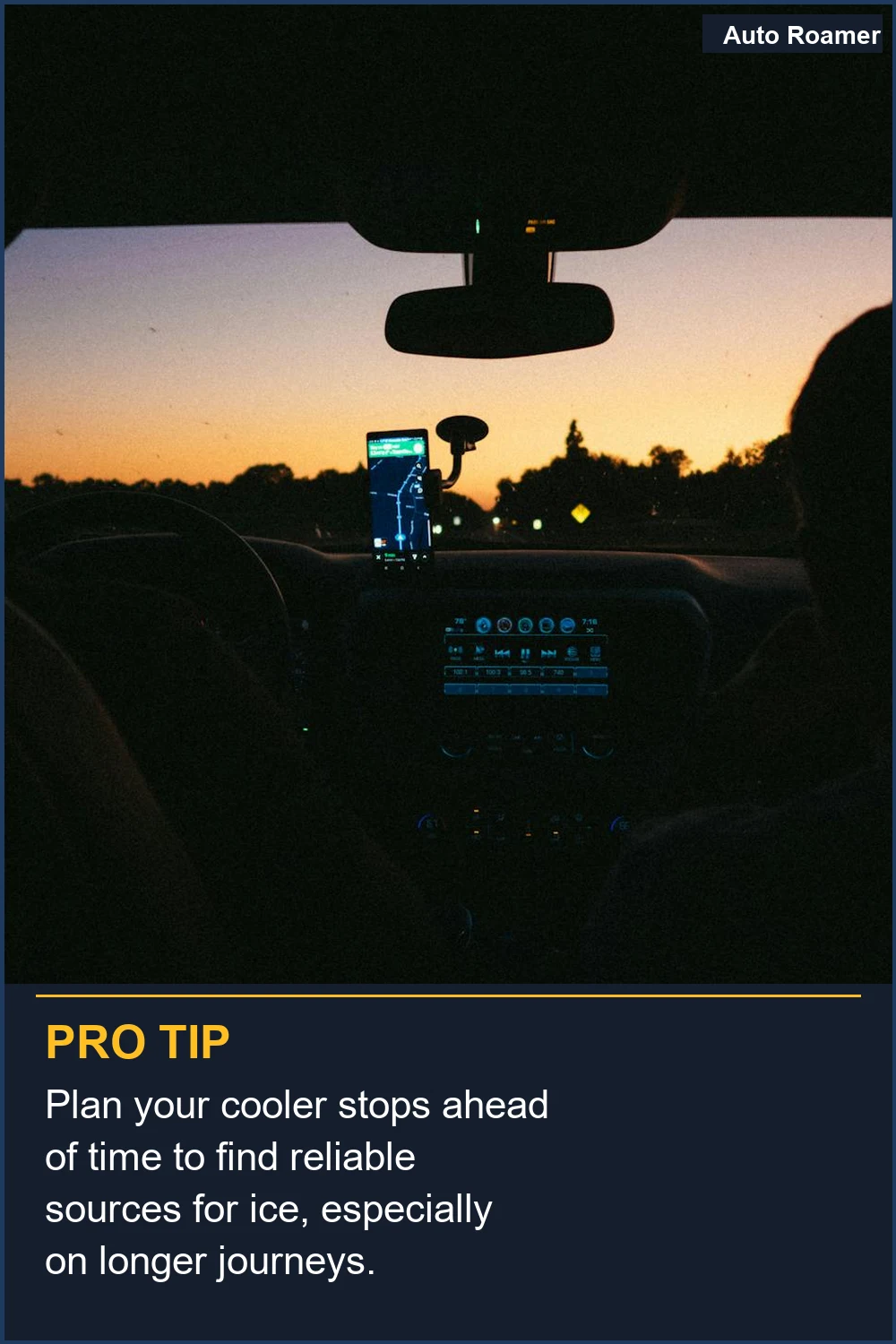 Plan your cooler stops ahead of time to find reliable sources for ice, especially on longer journeys.