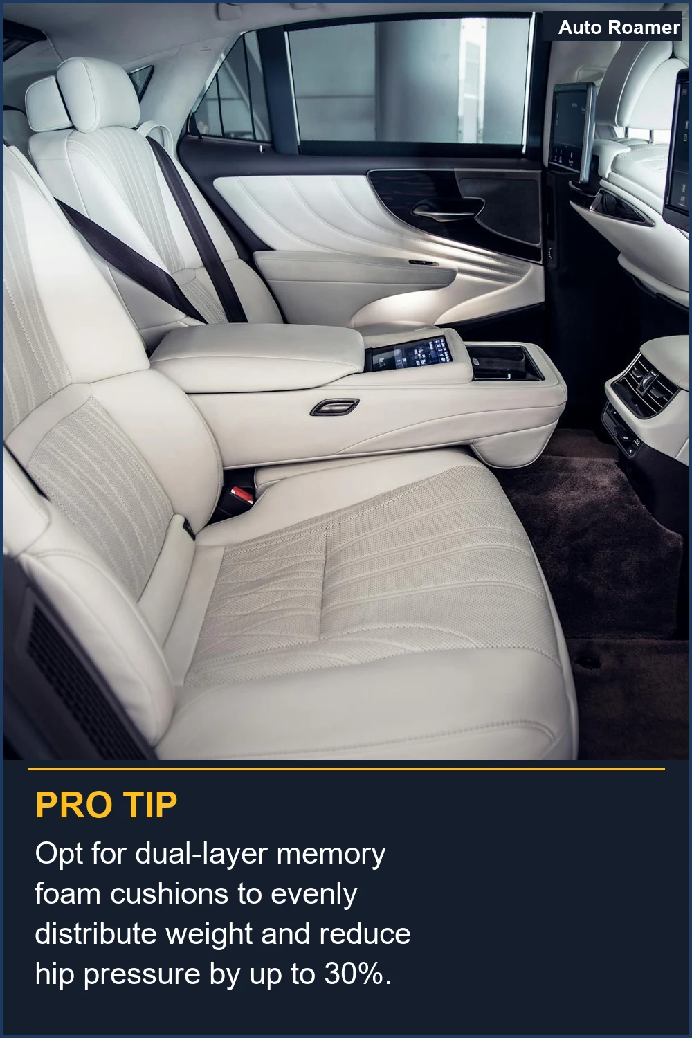 Opt for dual-layer memory foam cushions to evenly distribute weight and reduce hip pressure by up to 30%.