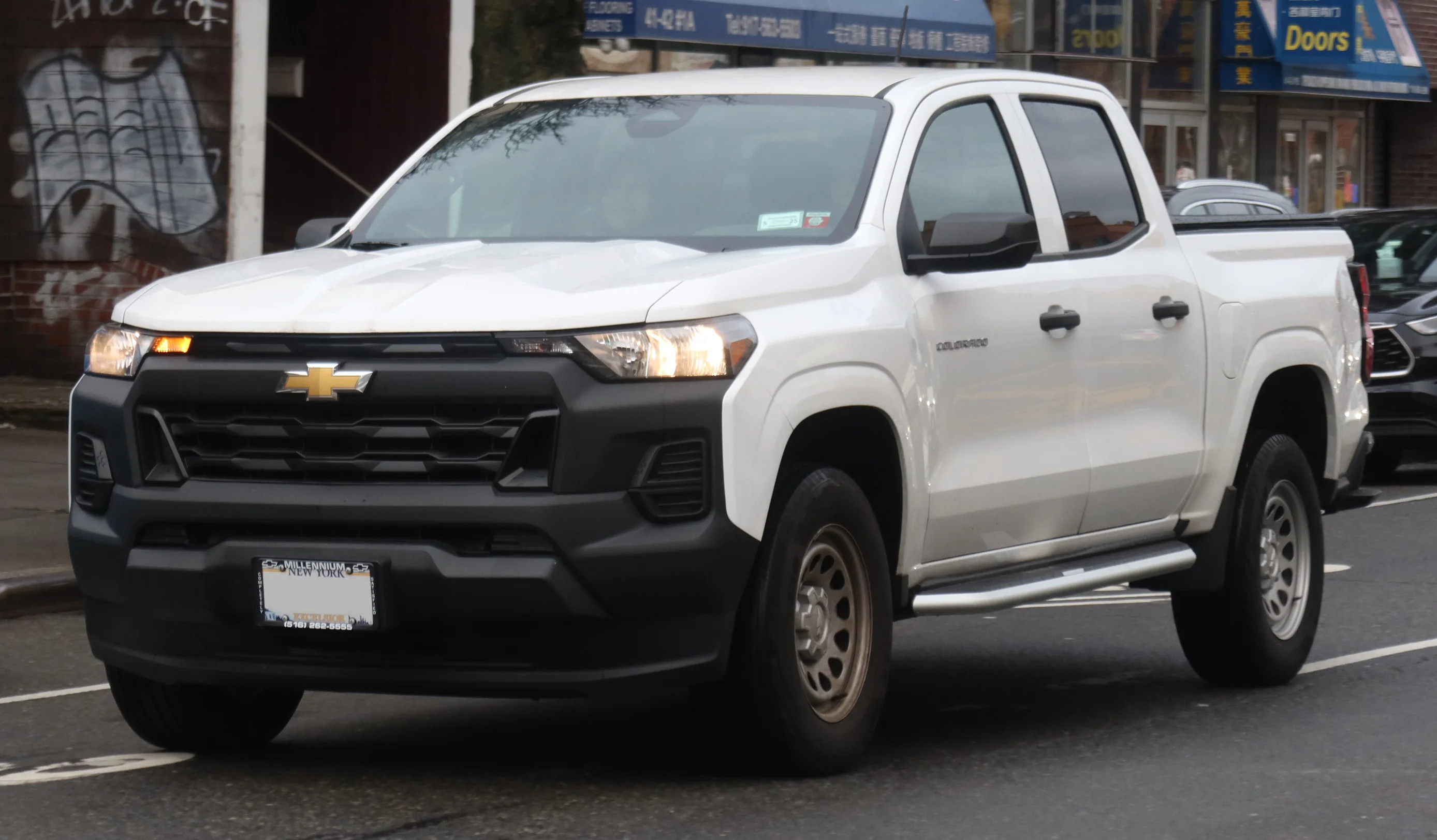 A 2023 Chevrolet Colorado LT, the value midsize camping truck whose short bed and storage this guide builds around.