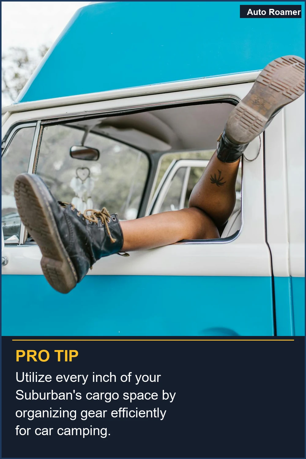 Utilize every inch of your Suburban's cargo space by organizing gear efficiently for car camping.