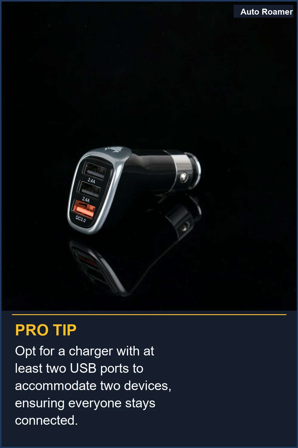 Opt for a charger with at least two USB ports to accommodate two devices, ensuring everyone stays connected.