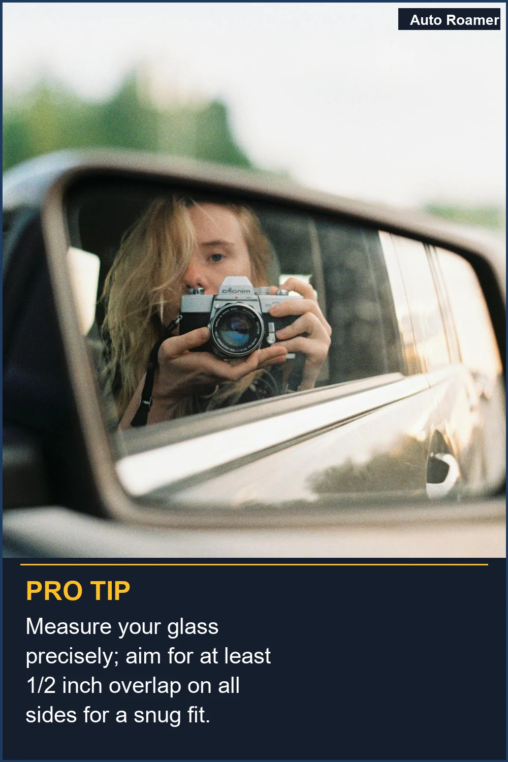 Measure your glass precisely; aim for at least 1/2 inch overlap on all sides for a snug fit.