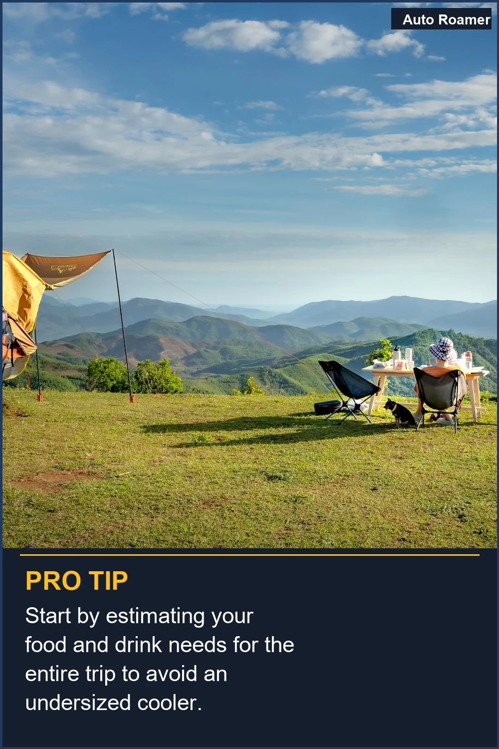 Start by estimating your food and drink needs for the entire trip to avoid an undersized cooler.