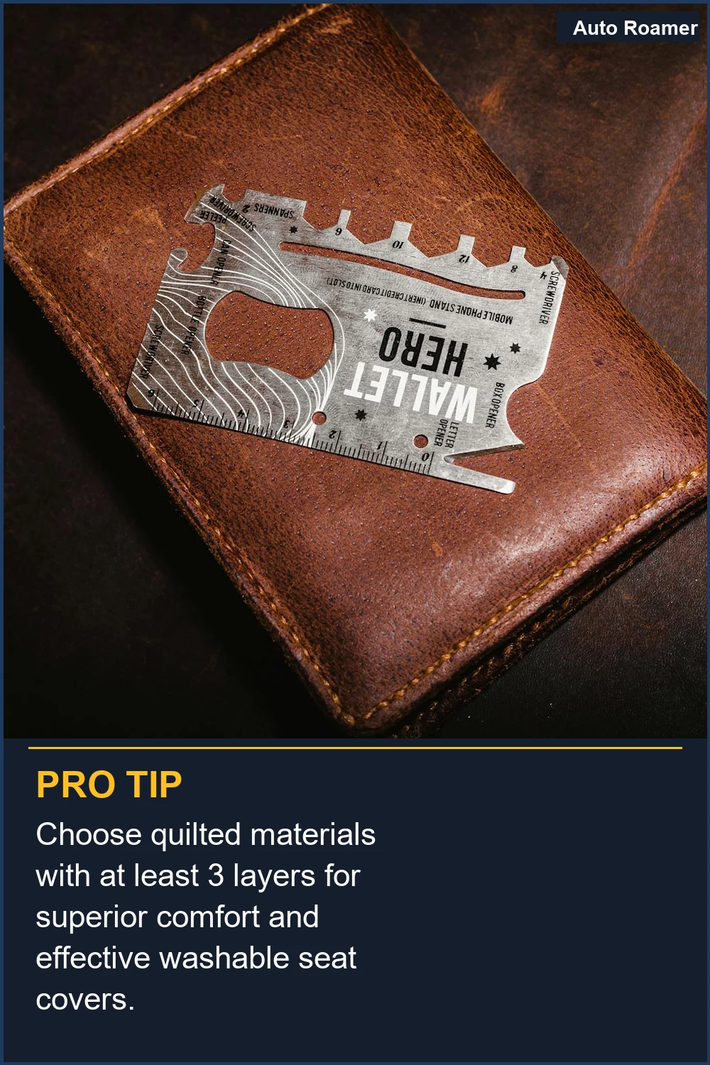 Choose quilted materials with at least 3 layers for superior comfort and effective washable seat covers.