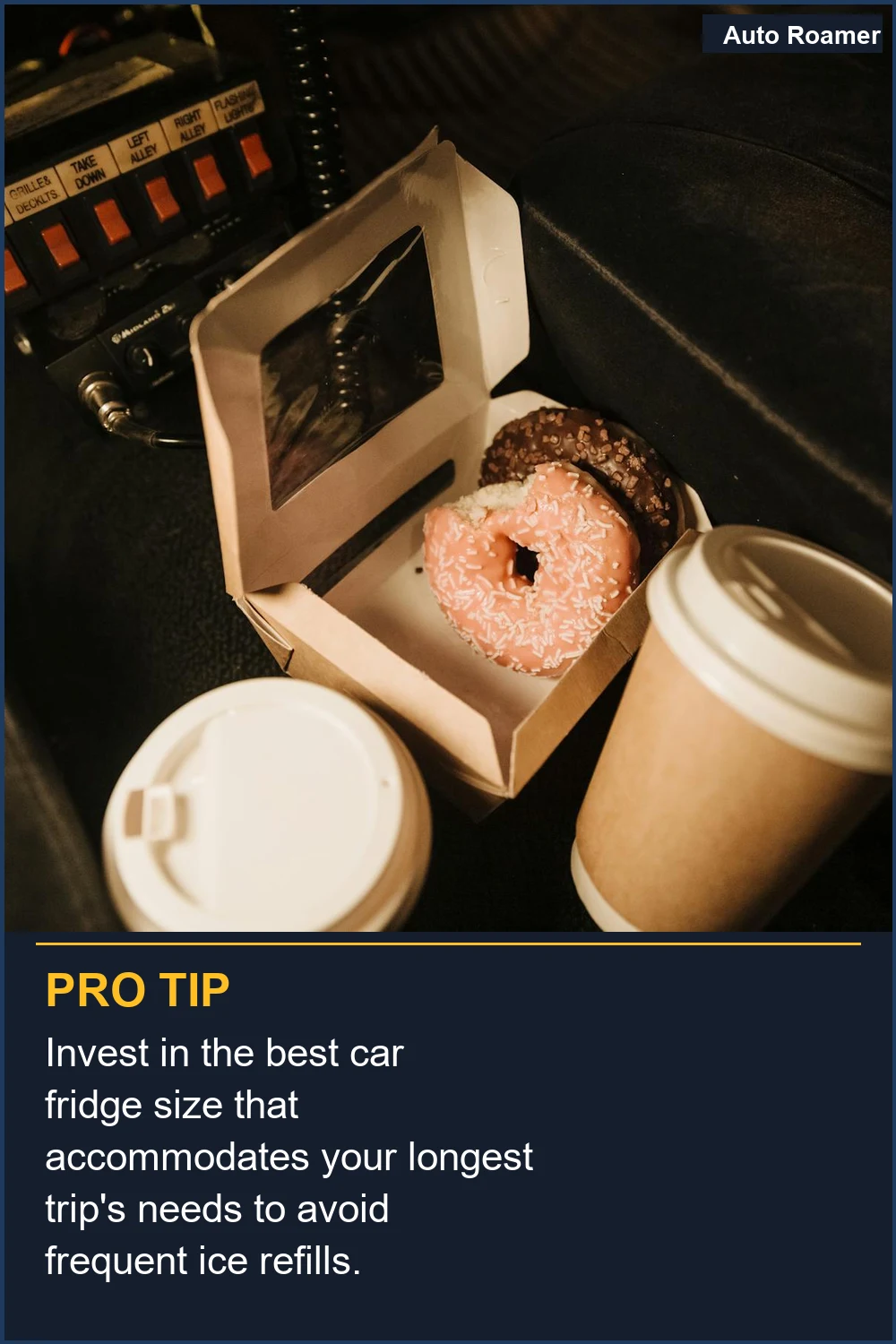 Invest in the best car fridge size that accommodates your longest trip's needs to avoid frequent ice refills.