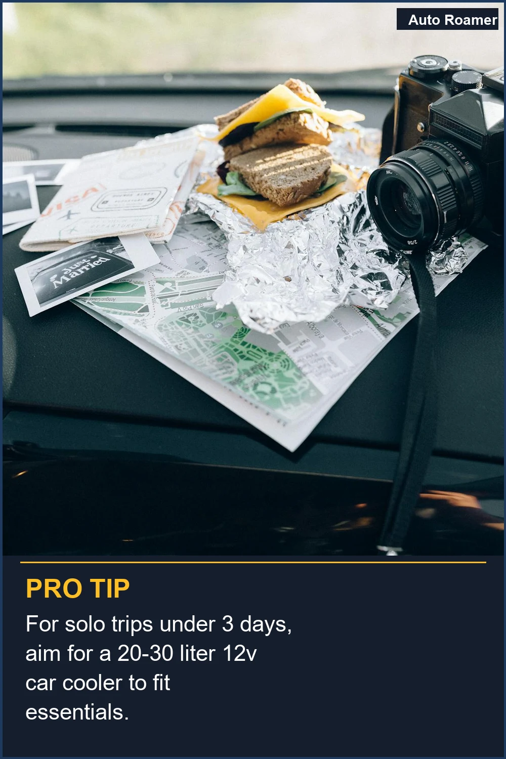 For solo trips under 3 days, aim for a 20-30 liter 12v car cooler to fit essentials.