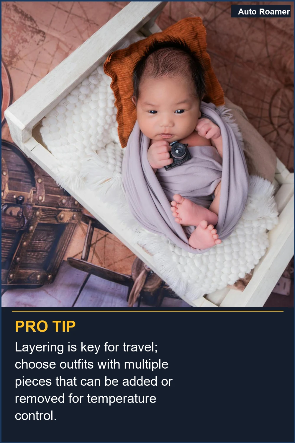 Layering is key for travel; choose outfits with multiple pieces that can be added or removed for temperature control.