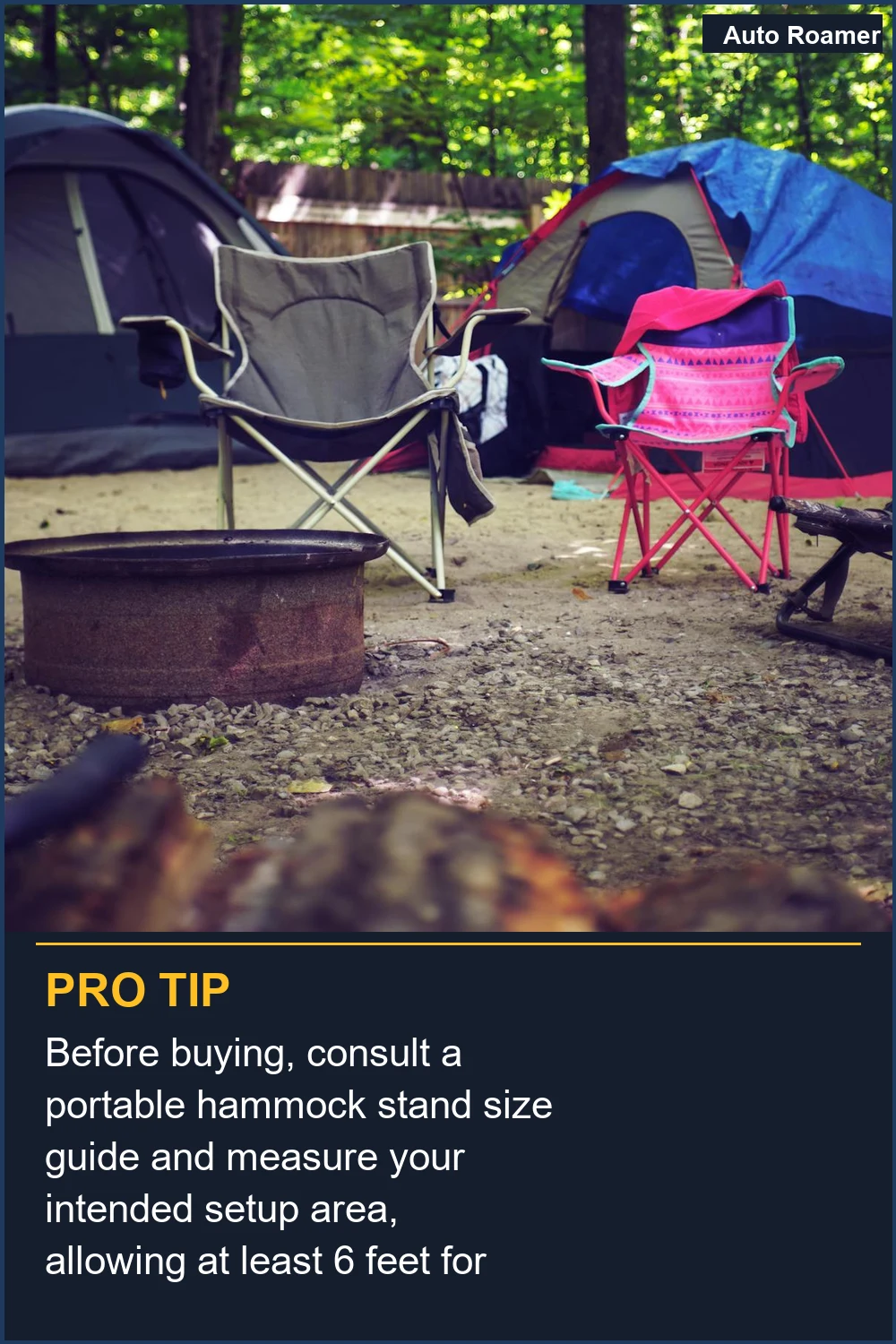 Before buying, consult a portable hammock stand size guide and measure your intended setup area, allowing at least 6 feet for the stand.