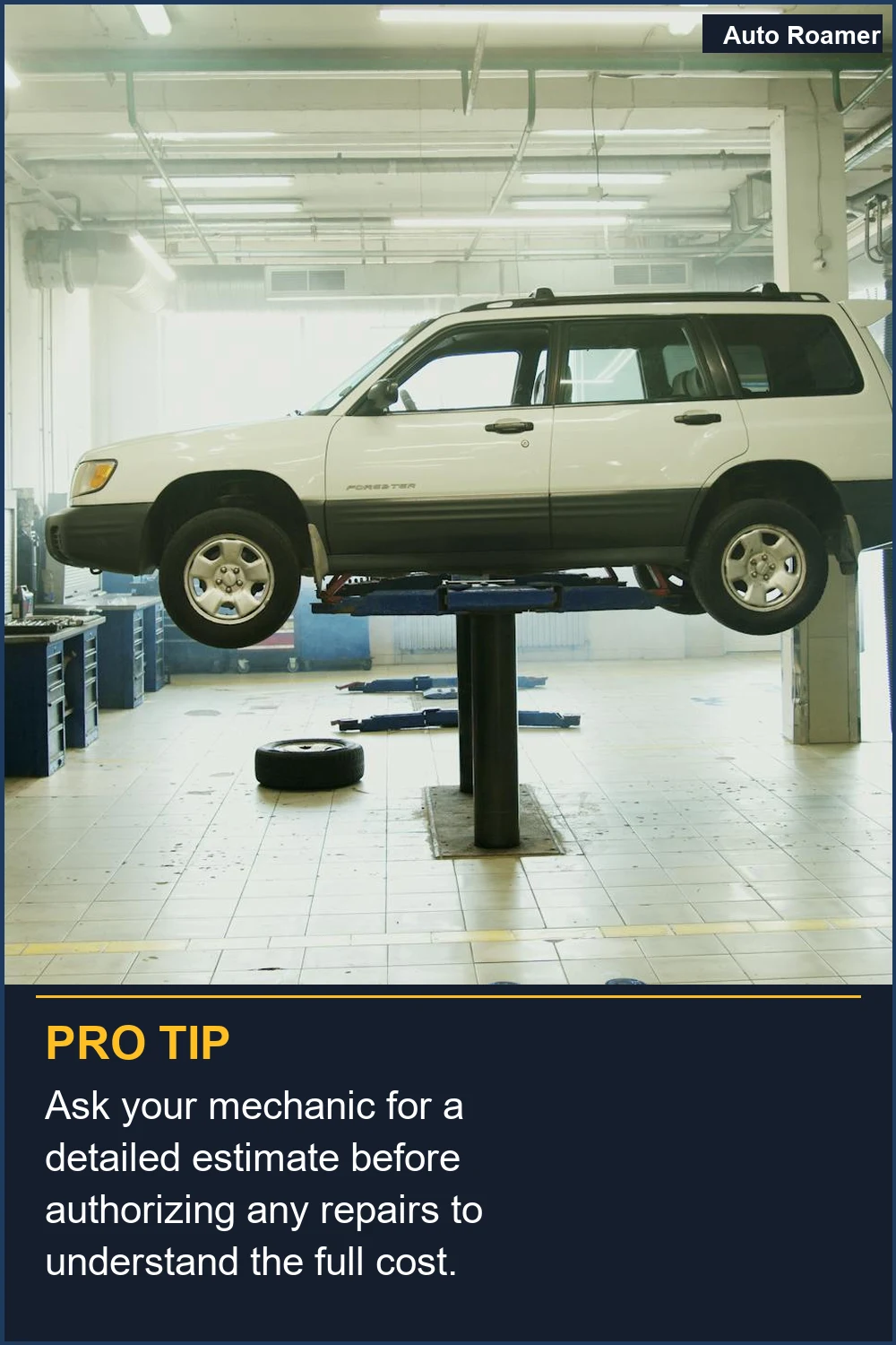 Ask your mechanic for a detailed estimate before authorizing any repairs to understand the full cost.