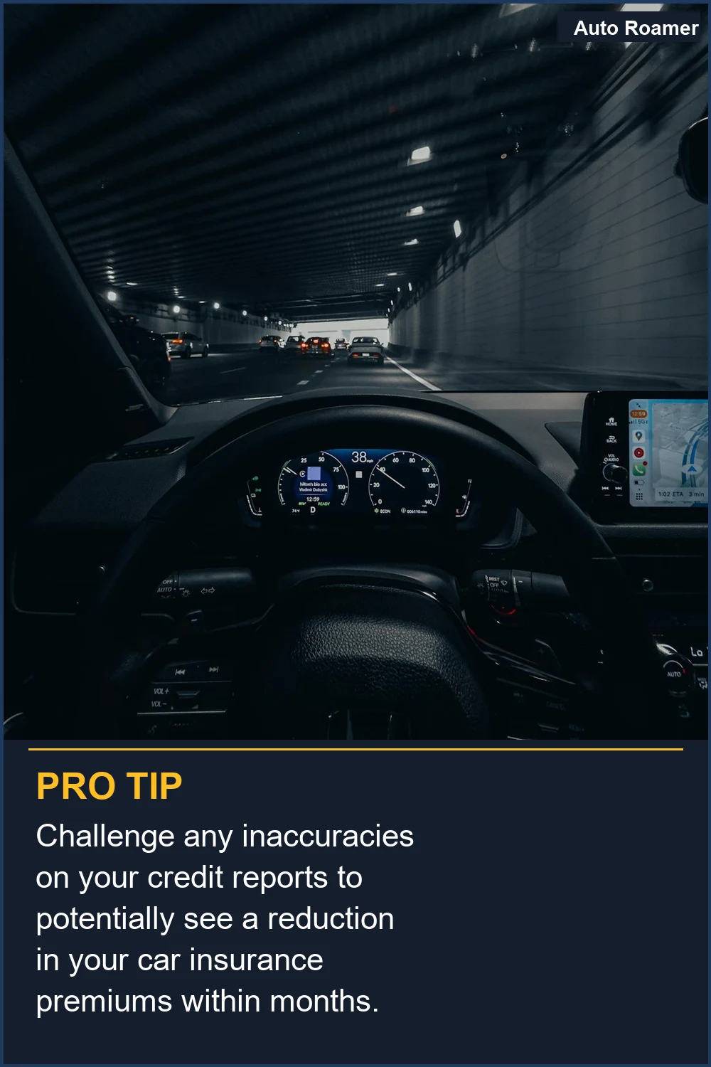 Challenge any inaccuracies on your credit reports to potentially see a reduction in your car insurance premiums within months.