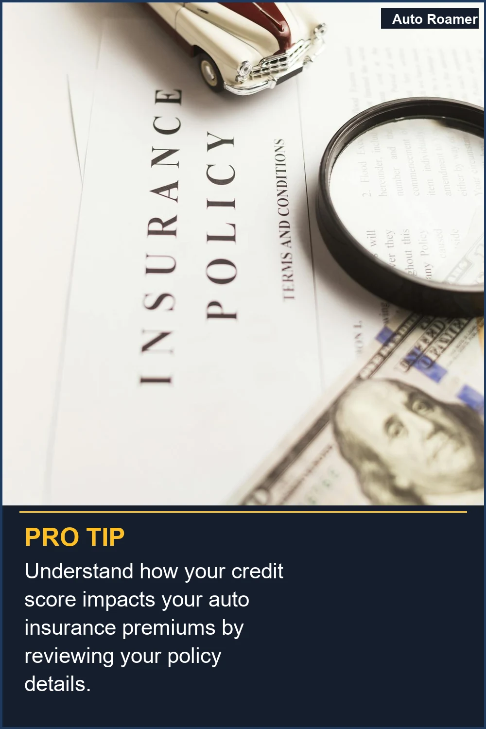 Comprende cómo tu puntuación de crédito impacta tus primas de seguro de coche revisando los detalles de tu póliza.