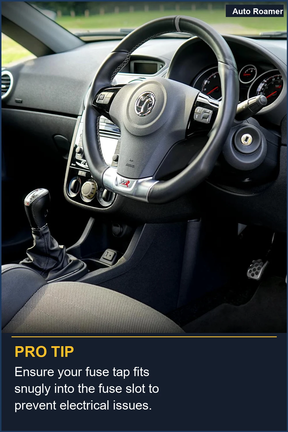 Ensure your fuse tap fits snugly into the fuse slot to prevent electrical issues.