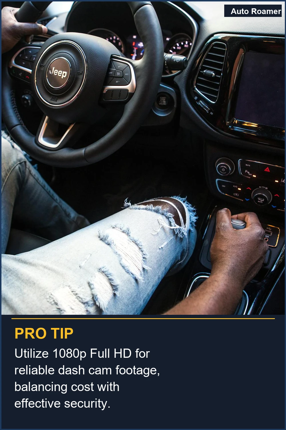 Utilize 1080p Full HD for reliable dash cam footage, balancing cost with effective security.