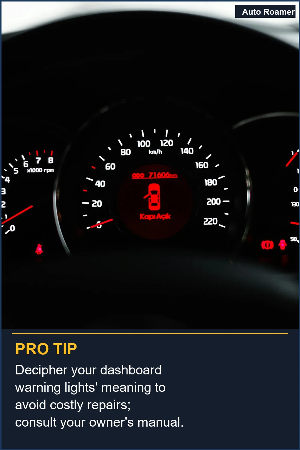 Decipher your dashboard warning lights' meaning to avoid costly repairs; consult your owner's manual.
