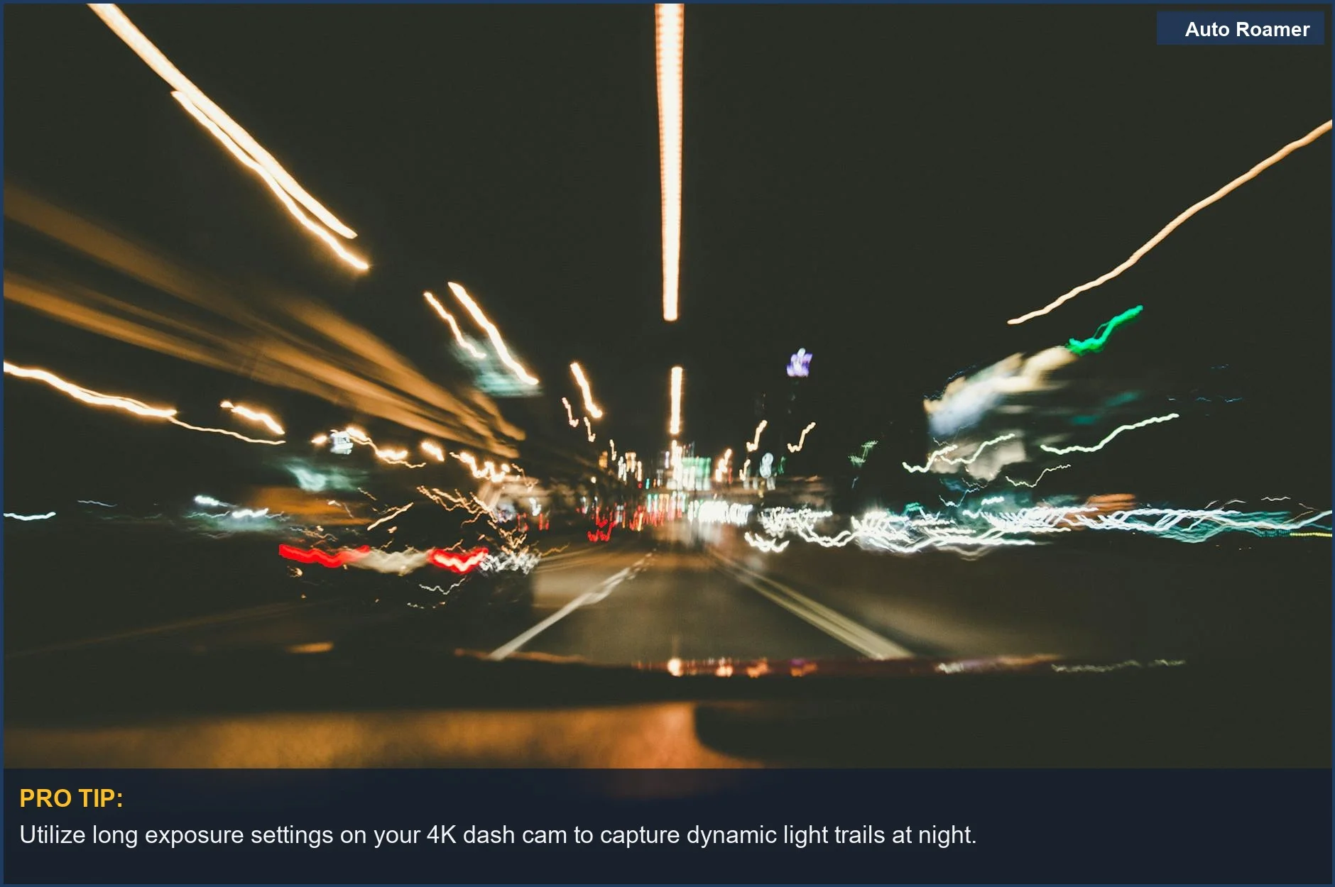 Bangkok traffic light streaks highlight the need for advanced 4K dash cam night vision.