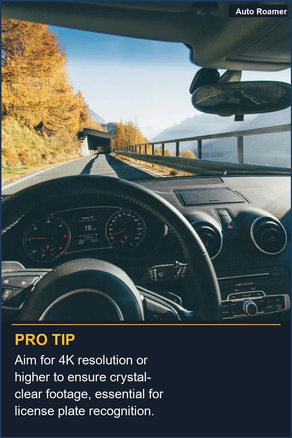 Aim for 4K resolution or higher to ensure crystal-clear footage, essential for license plate recognition.