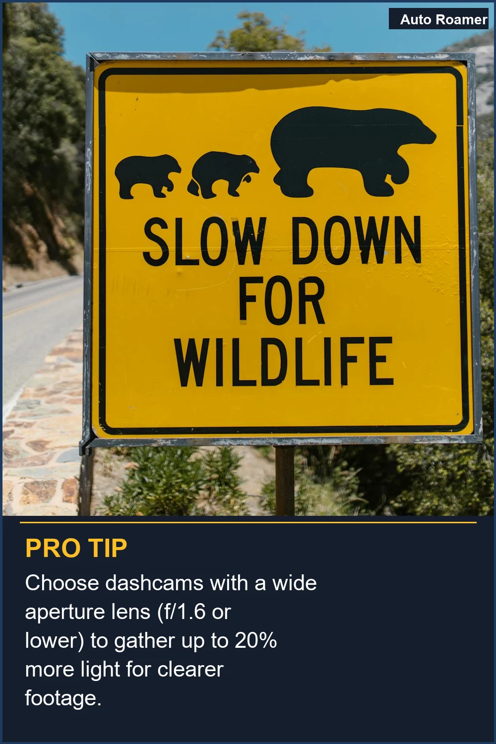 Choose dashcams with a wide aperture lens (f/1.6 or lower) to gather up to 20% more light for clearer footage.