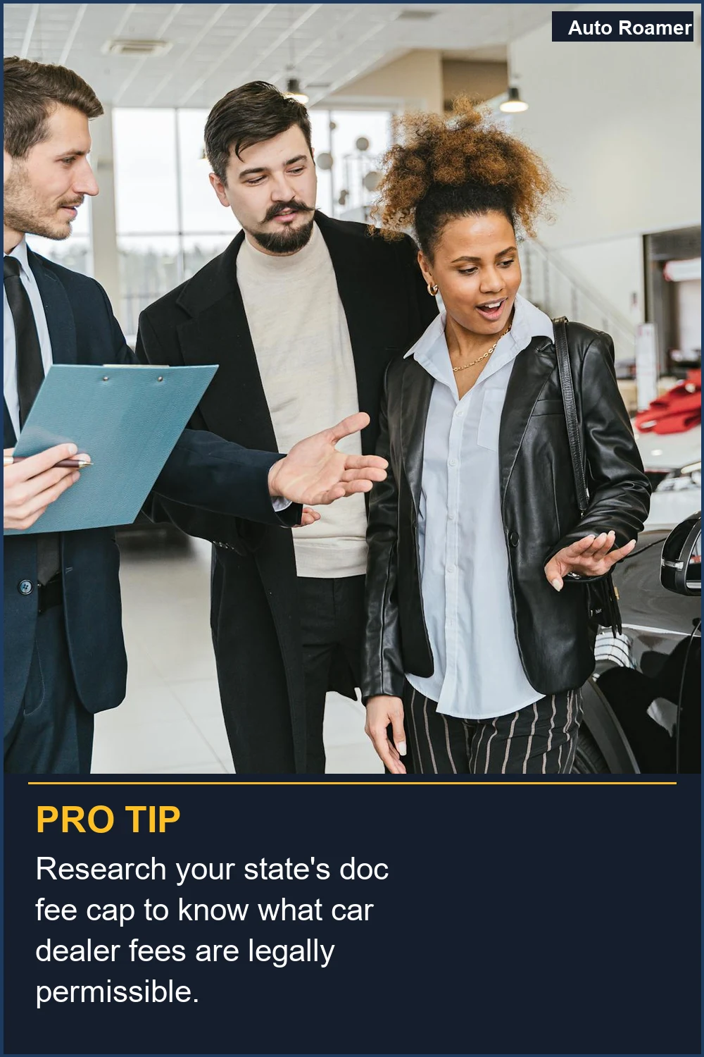 Research your state's doc fee cap to know what car dealer fees are legally permissible.