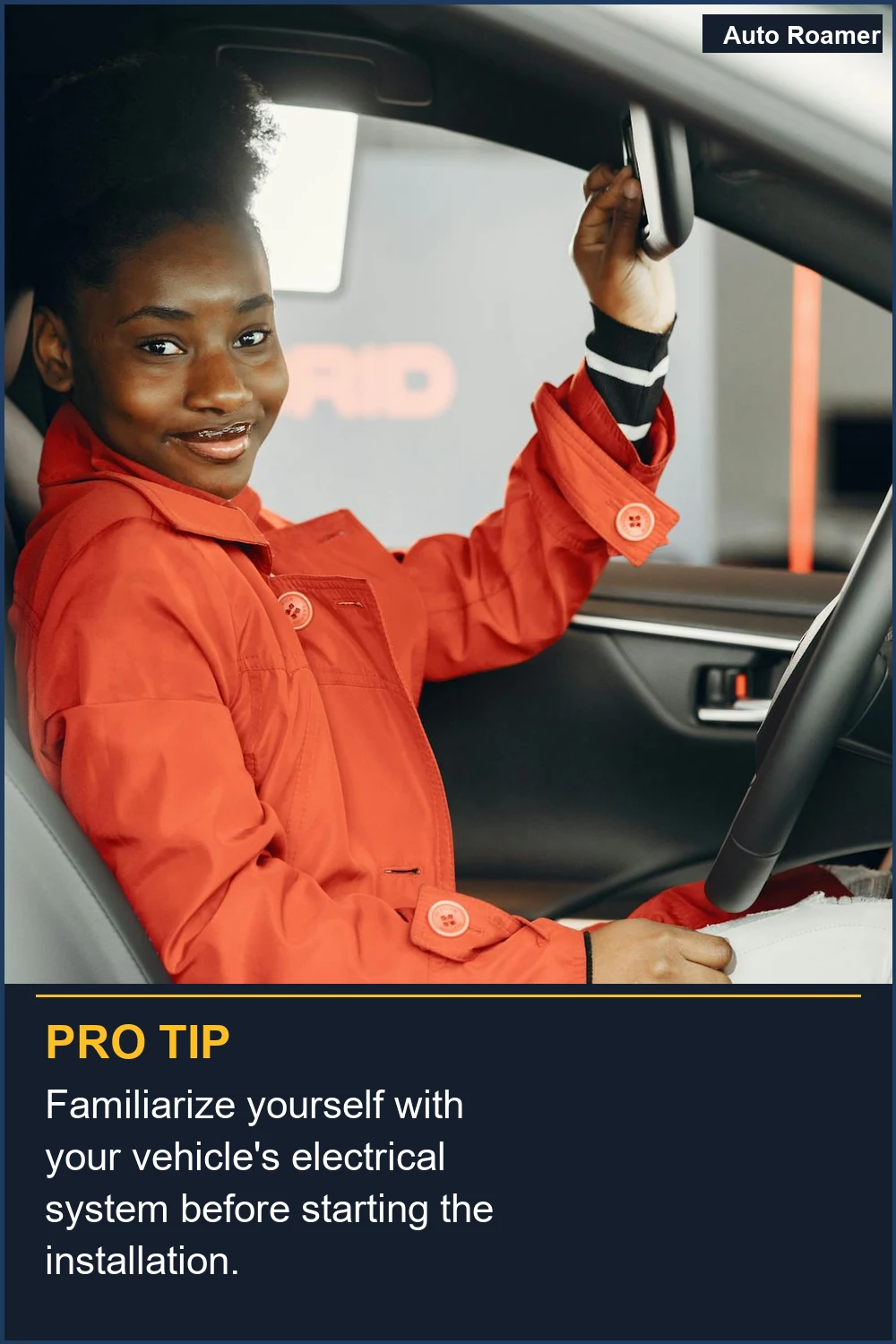 Familiarize yourself with your vehicle's electrical system before starting the installation.