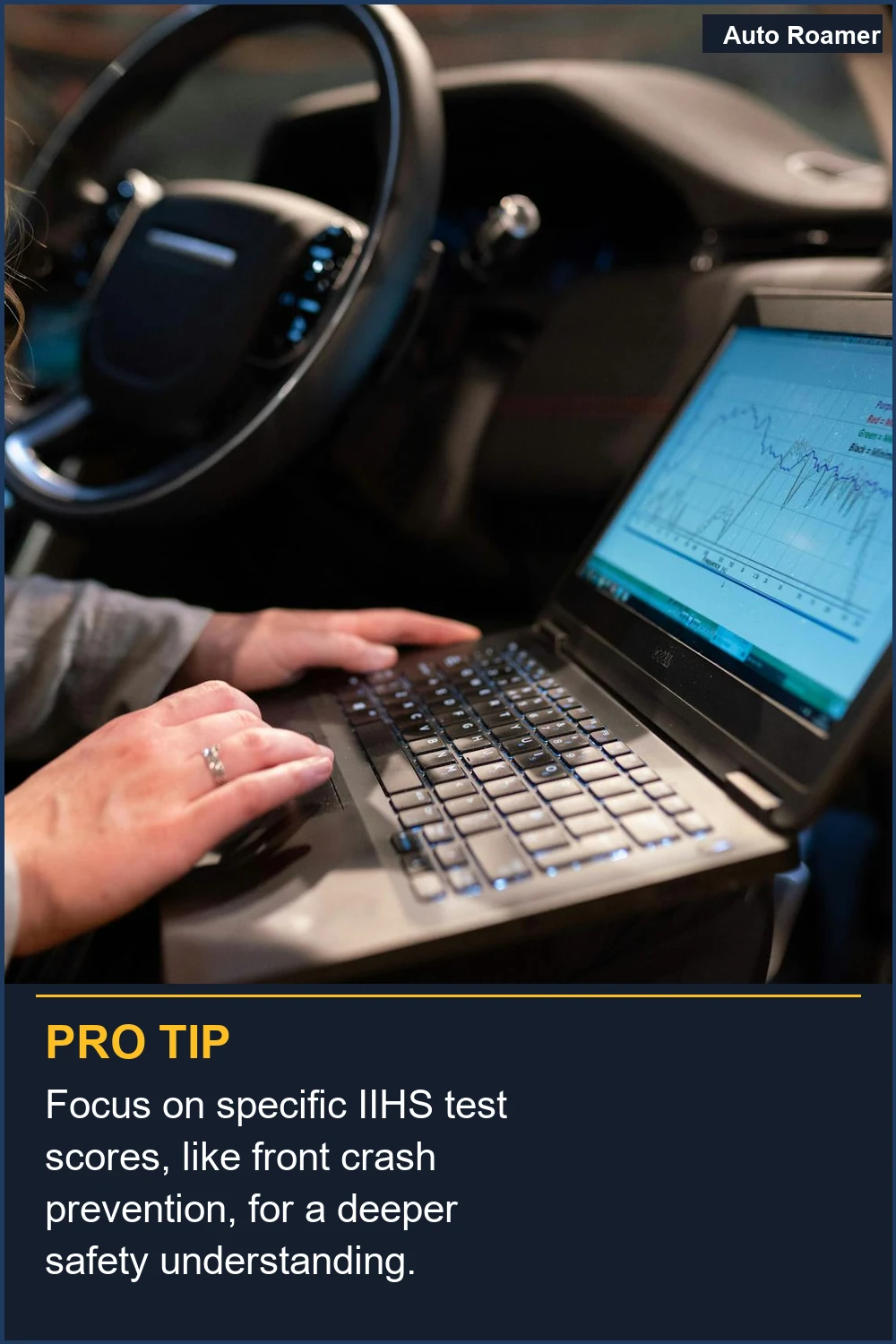 Focus on specific IIHS test scores, like front crash prevention, for a deeper safety understanding.