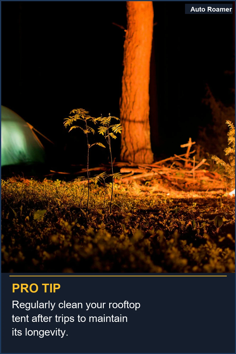 Regularly clean your rooftop tent after trips to maintain its longevity.