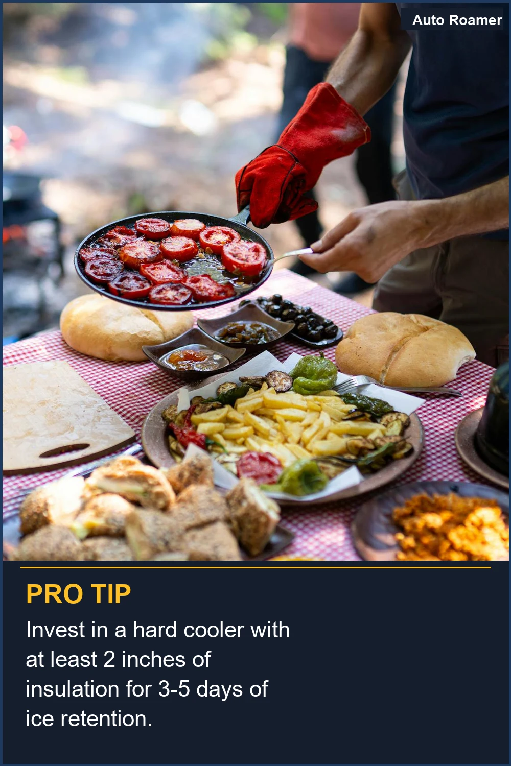 Invierte en una nevera rígida con al menos 2 pulgadas de aislamiento para 3-5 días de retención de hielo.