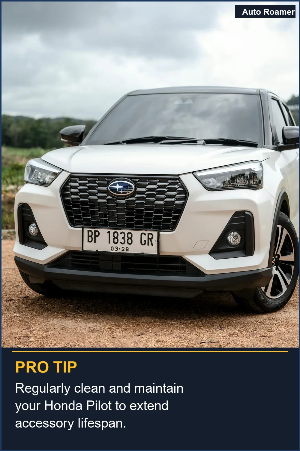 Regularly clean and maintain your Honda Pilot to extend accessory lifespan.