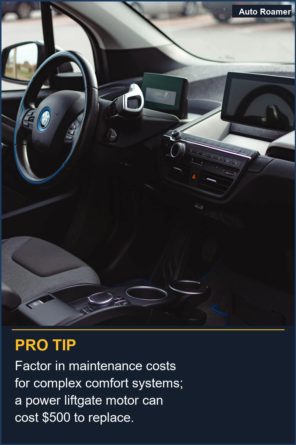 Ten en cuenta los costes de mantenimiento de los sistemas de confort complejos; el motor de un portón trasero eléctrico puede costar $500 de reemplazar.